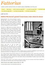 Sabine Dormond, quand l'amertume entre dans la danse - Fattorius, Daniel Fattore, jeudi 4 mai 2023 (cliquer ICI)
