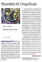 Nouvelles de l'inquiétude. La Liberté, 17 novembre 2018 (cliquer ICI)