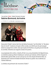 La Méduse - Sabine Dormond, invitée de Tulalu!?, au cinéma Bellevaux, à Lausanne - mardi 5 février 2019