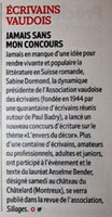 L'Hebdo : Jamais sans mon concours - 29 novembre 2012 (cliquer ICI)